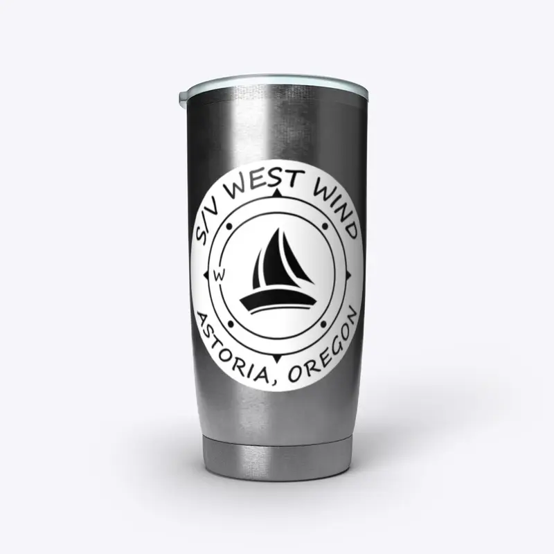 Tumbler White Logo