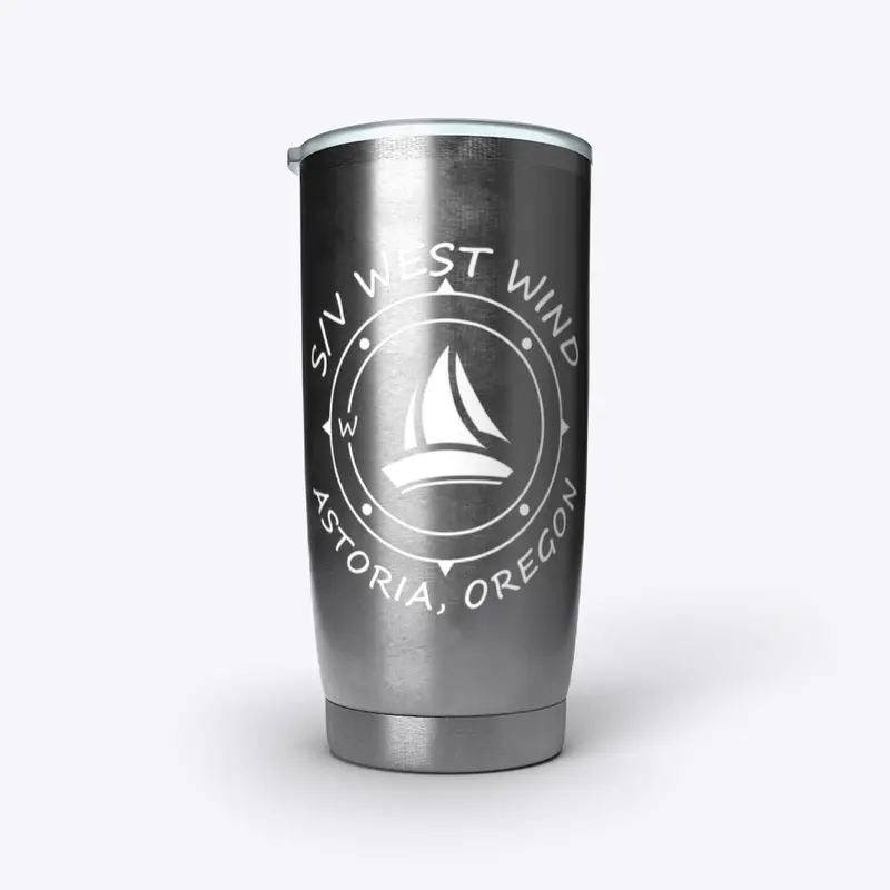 Tumbler White Lettering